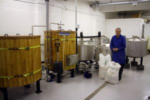 mash tuns and boilers